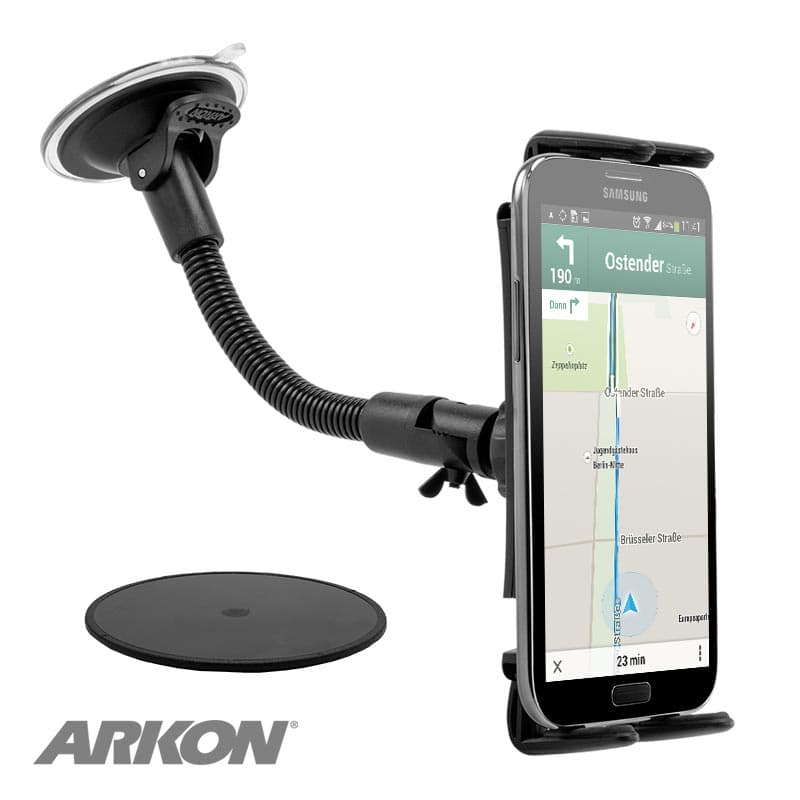 Arkon Slim-Grip ULTRA Mount 8in Gooseneck Windshield / Dashboard Mount