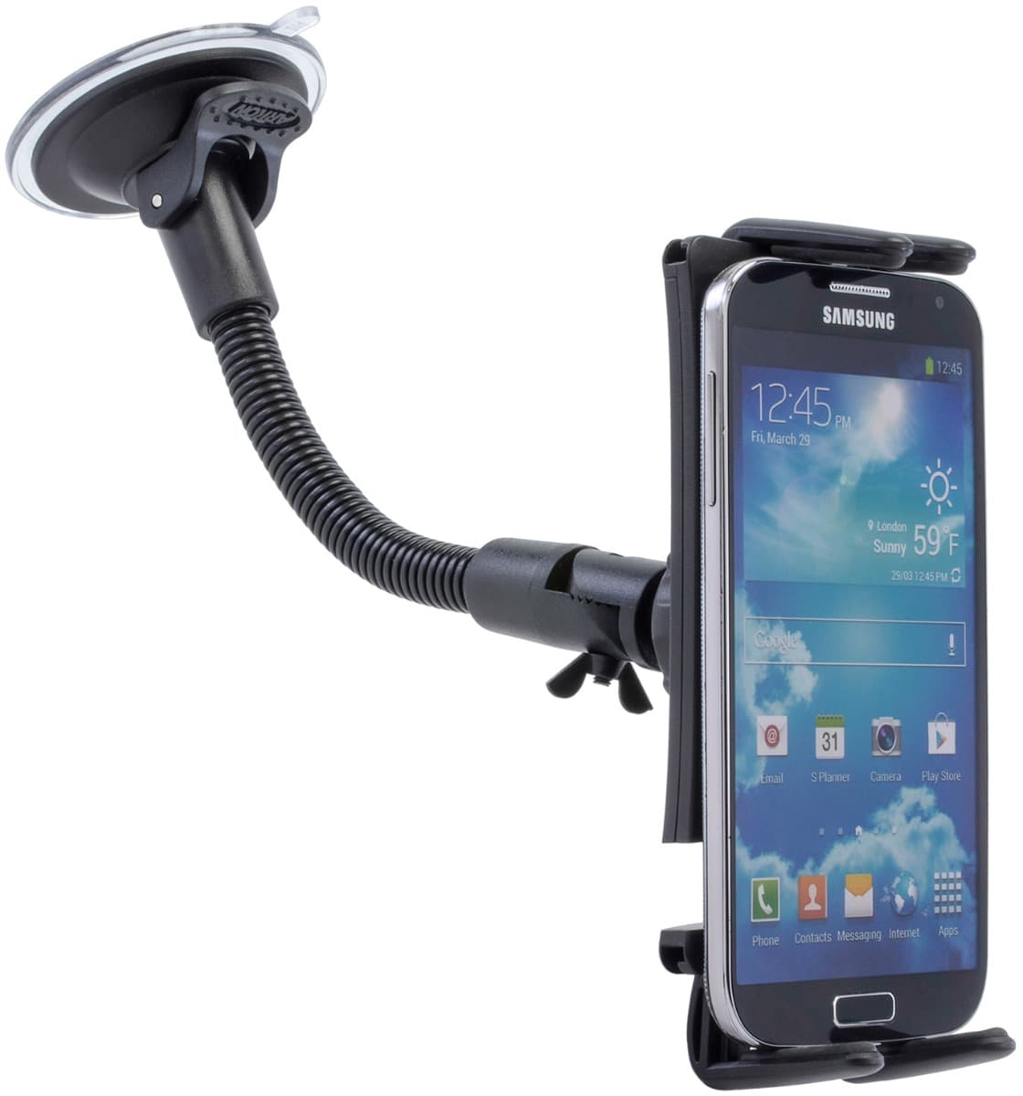 Arkon Slim-Grip ULTRA Mount 8in Gooseneck Windshield / Dashboard Mount
