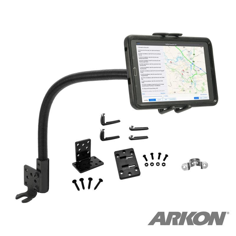 Arkon Heavy-Duty Truck Seat Rail Slim-Grip® Ultra Phone or Tablet Mount for iPad, Galaxy, Note, and more
