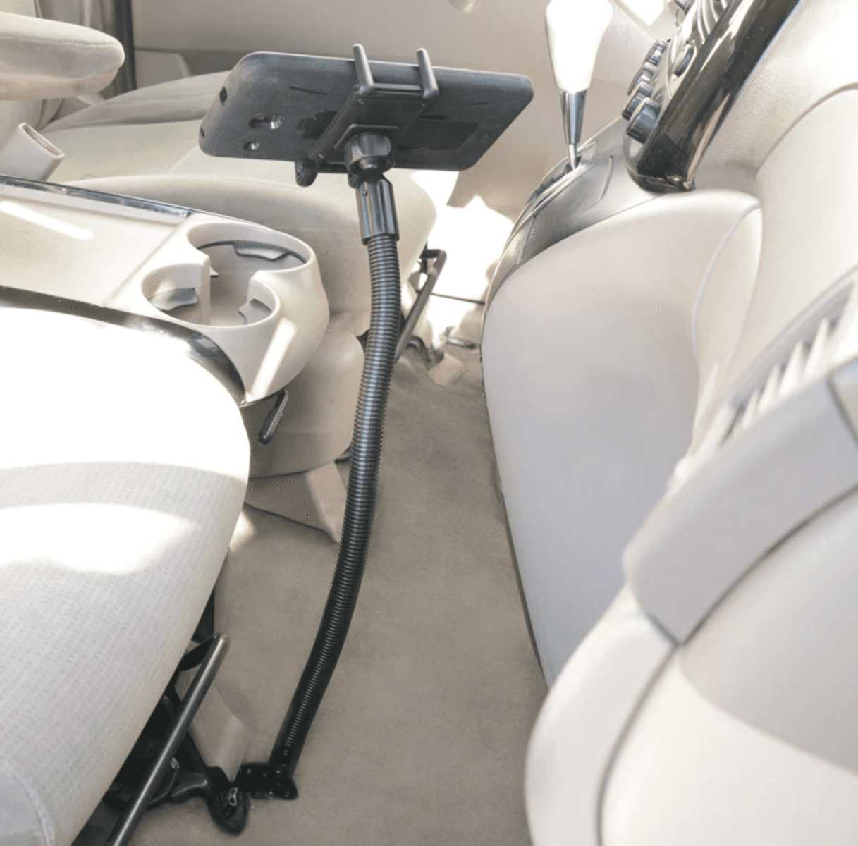 Arkon Heavy-Duty Truck Seat Rail Slim-Grip® Ultra Phone or Tablet Mount for iPad, Galaxy, Note, and more