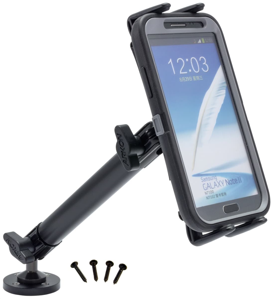 Arkon Slim-Grip® Ultra Heavy-Duty Drilled-Base Midsize Tablet Mount