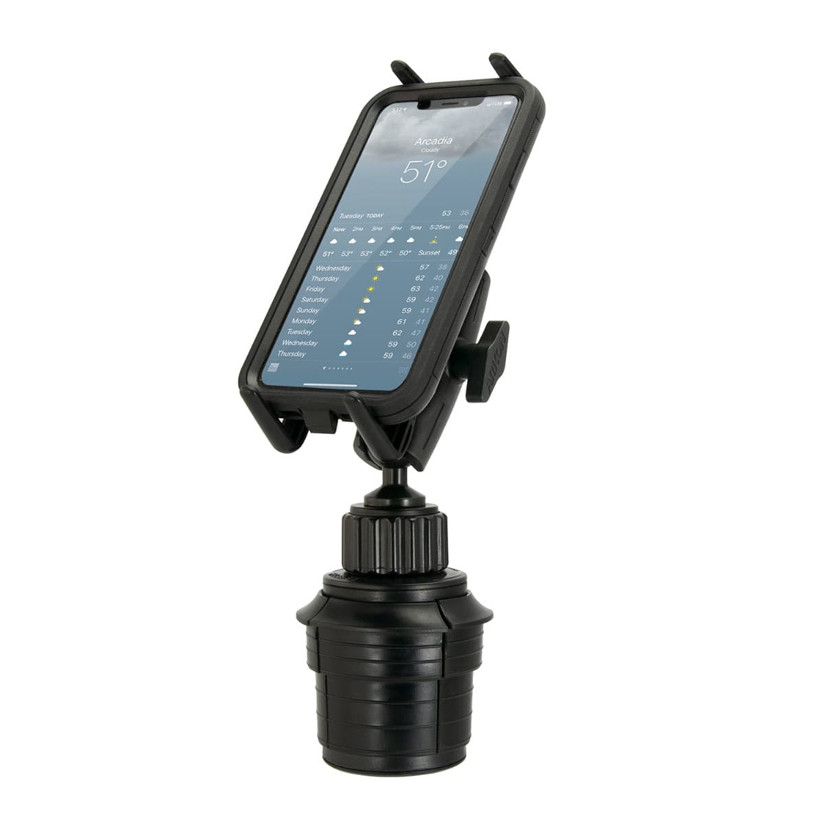 Arkon Slim-Grip® Ultra Universal Car Cup Holder Phone Mount for iPhone, Galaxy, Note, and more