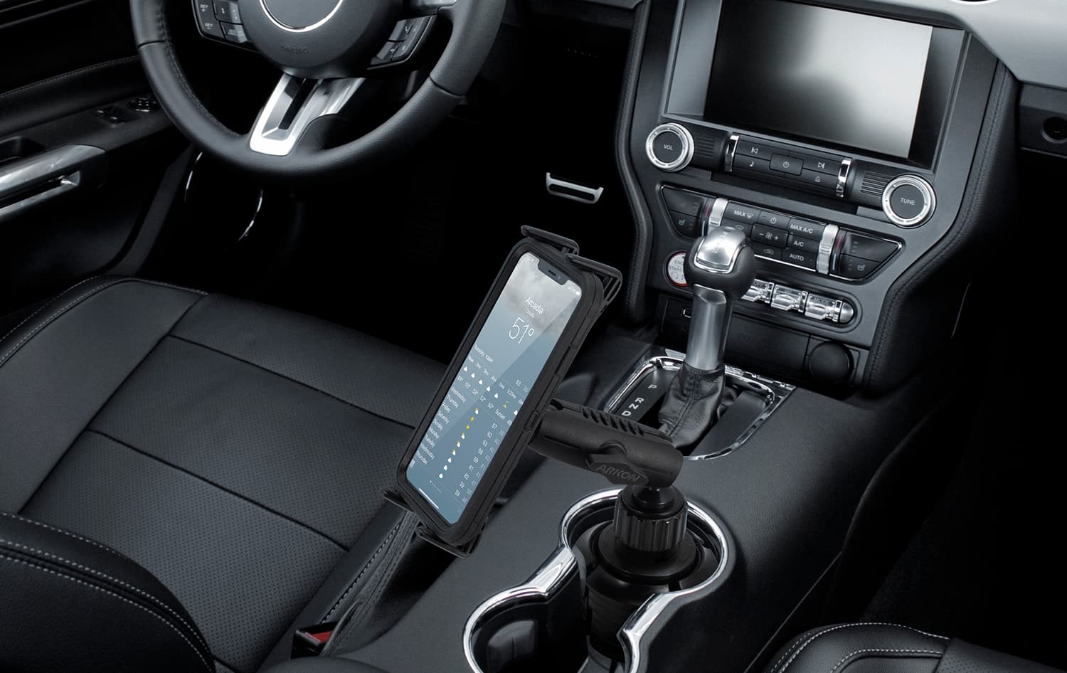 Arkon Slim-Grip® Ultra Universal Car Cup Holder Phone Mount for iPhone, Galaxy, Note, and more