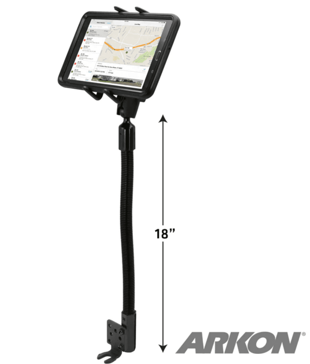 Arkon Slim-Grip® Ultra Phone or Midsize Tablet Seat Rail Mount