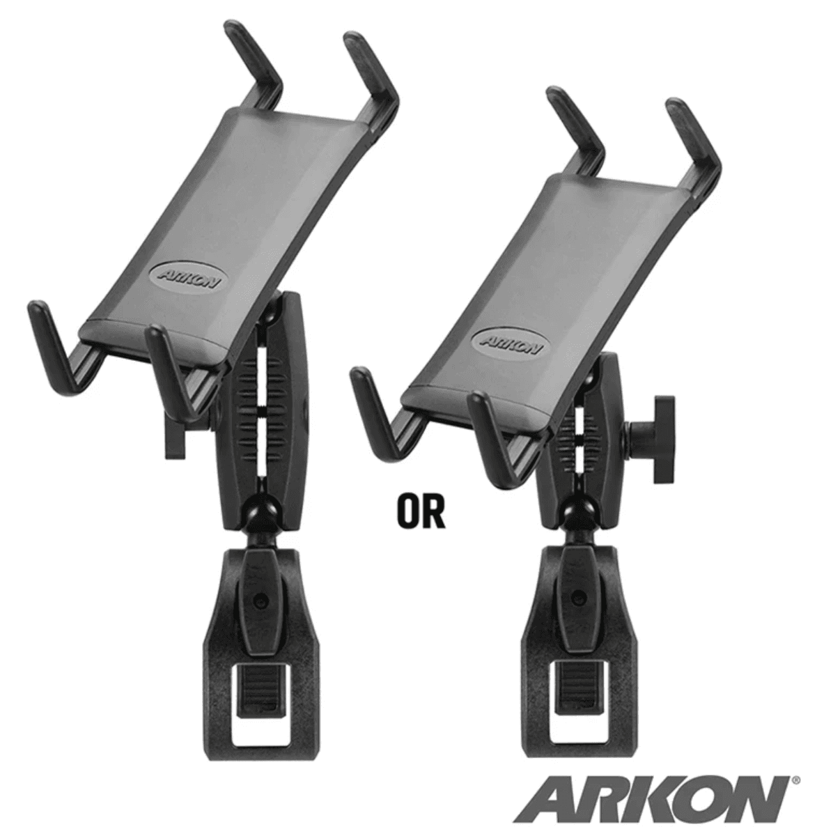 Arkon Slim-Grip® Ultra Phone or Midsize Tablet Clamp Mount with Security Knob