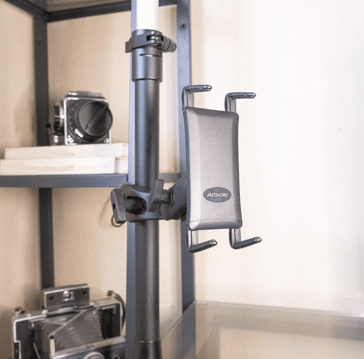 Arkon Slim-Grip® Ultra Phone or Midsize Tablet Clamp Mount with Security Knob
