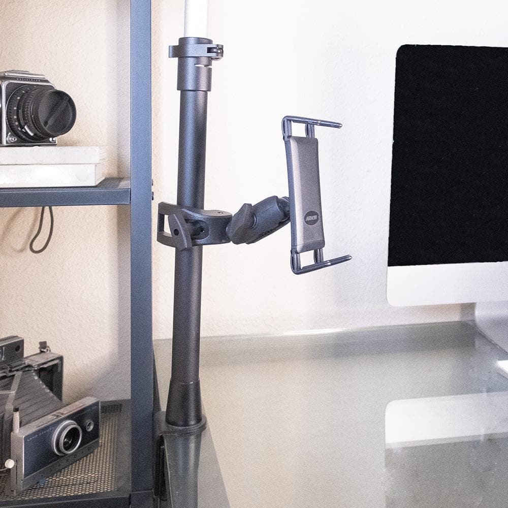 Arkon Slim-Grip® Ultra Phone or Midsize Tablet Clamp Mount with Security Knob