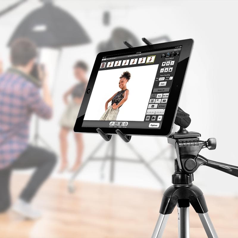 Arkon Midsize Tablet and Phone Mount for Camera Tripods