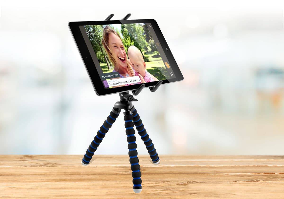 Arkon Slim-Grip ULTRA - 11inch Flexible Tripod with Slim-Grip Ultra Smartphone Holder