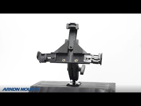 Arkon Locking Phone Mount with Robust™ Adjustable Arm and 4-Hole Metal AMPS Drill Base