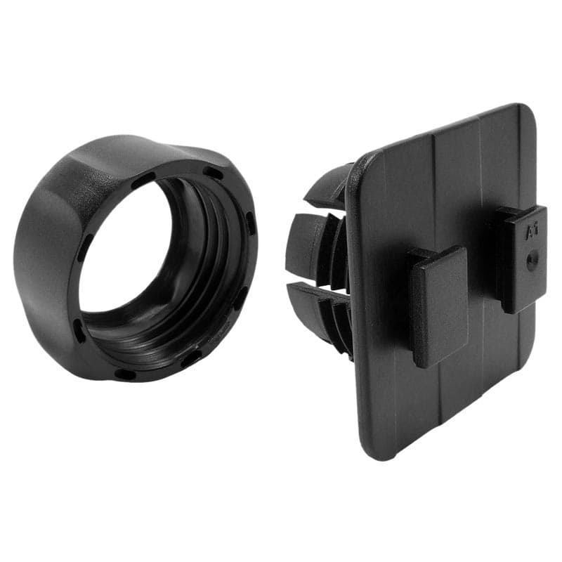 Arkon Spare Part SBH Kit which includes Dual T-Tab Head and Tightening Ring for 22mm Pedestals