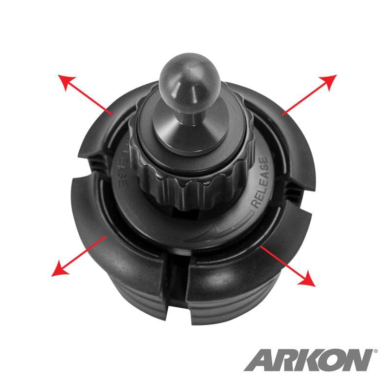 Arkon Heavy Duty Car Cup Holder Mount - 20mm Ball Compatible