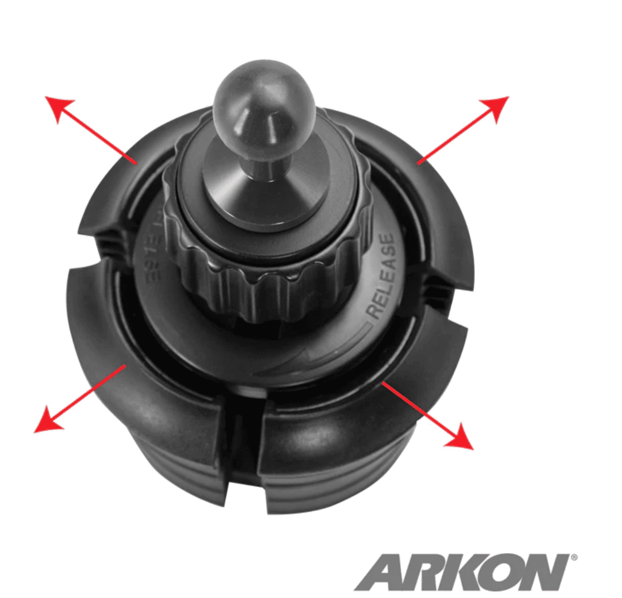 Arkon Heavy Duty Car Cup Holder Mount - 20mm Ball Compatible