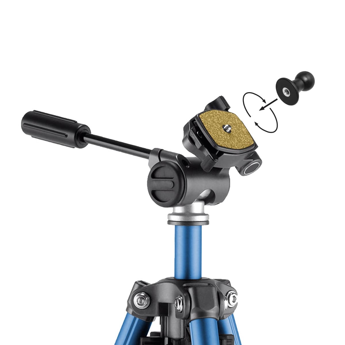 Arkon Female Camera 1/4"-20 Threaded Pattern to 17mm Ball Adapter