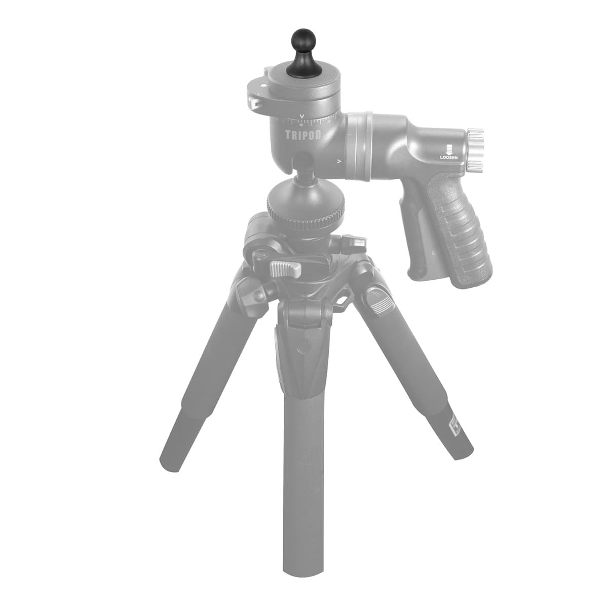 Arkon Female Camera 1/4"-20 Threaded Pattern to 17mm Ball Adapter