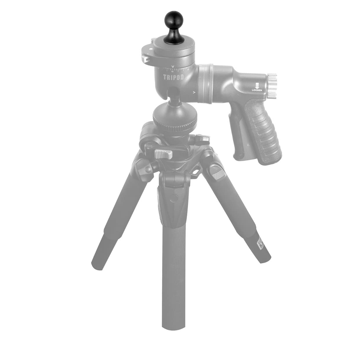 Arkon Female Camera 1/4inch-20 Threaded Pattern to 22mm Ball Adapter