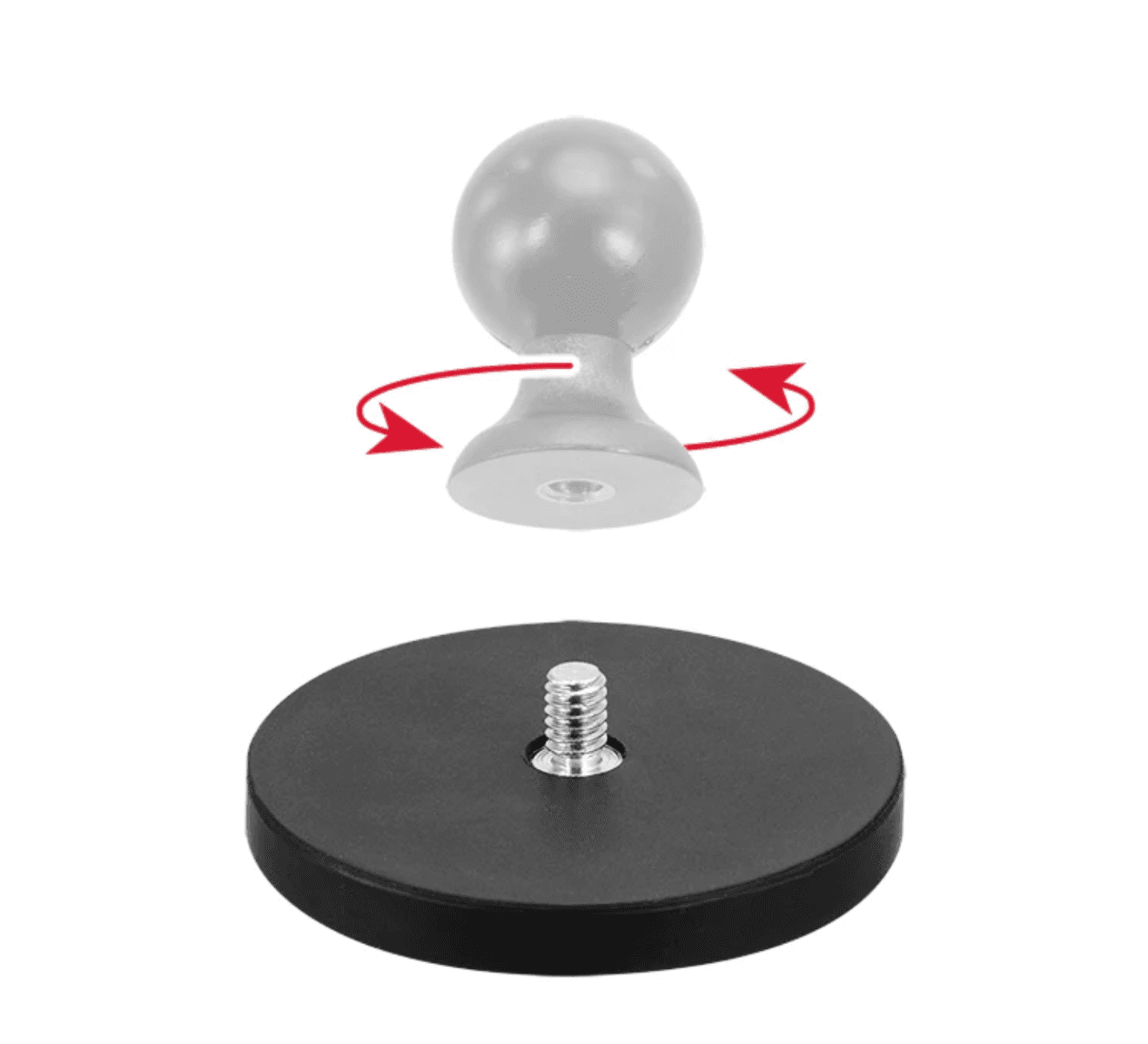 Arkon 65mm Diameter Round Heavy-Duty Magnetic Base