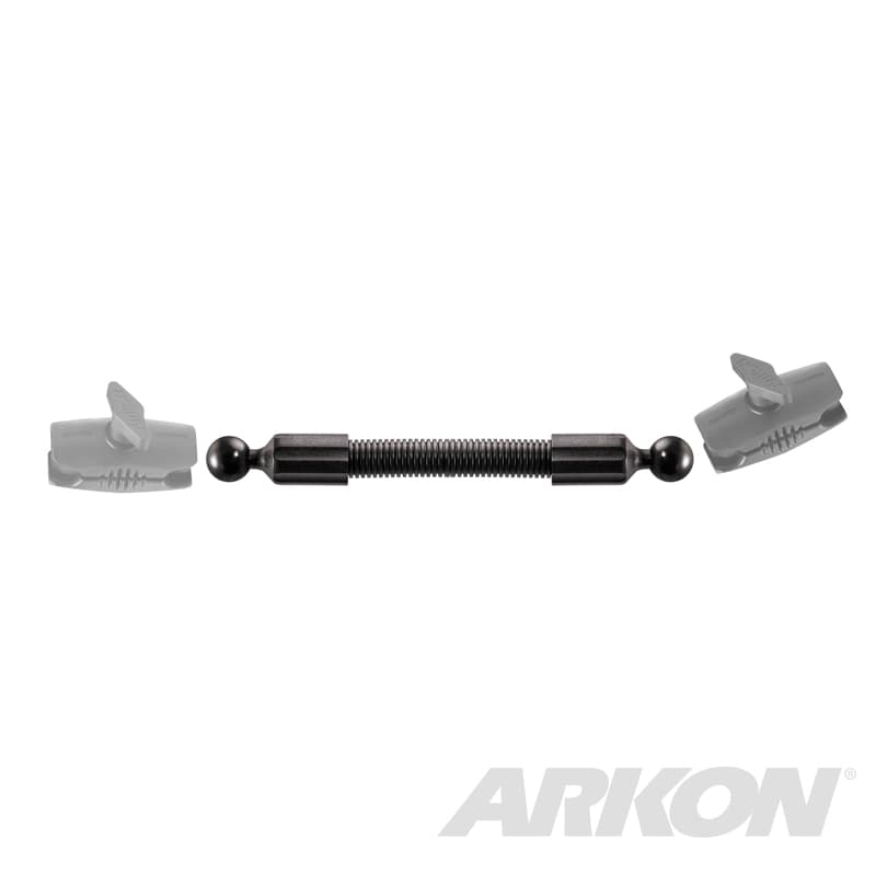 Arkon 10 inch Double Socket Arm Extension Pole with 25mm (1 inch) Ball Ends