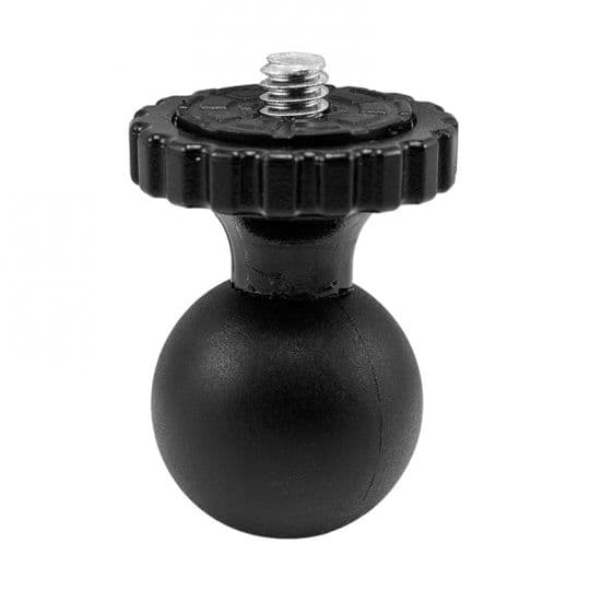 Arkon 25mm Swivel Ball to 1/4inch-20 Camera Head (Adapts 25mm Mount Pedestals to 1/4-20 Camera Pattern)