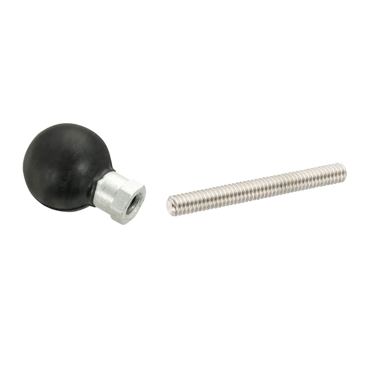 Arkon 25mm (1 inch) Ball Adapter with 1/4"-20 Female Threaded Hole and Hex Post