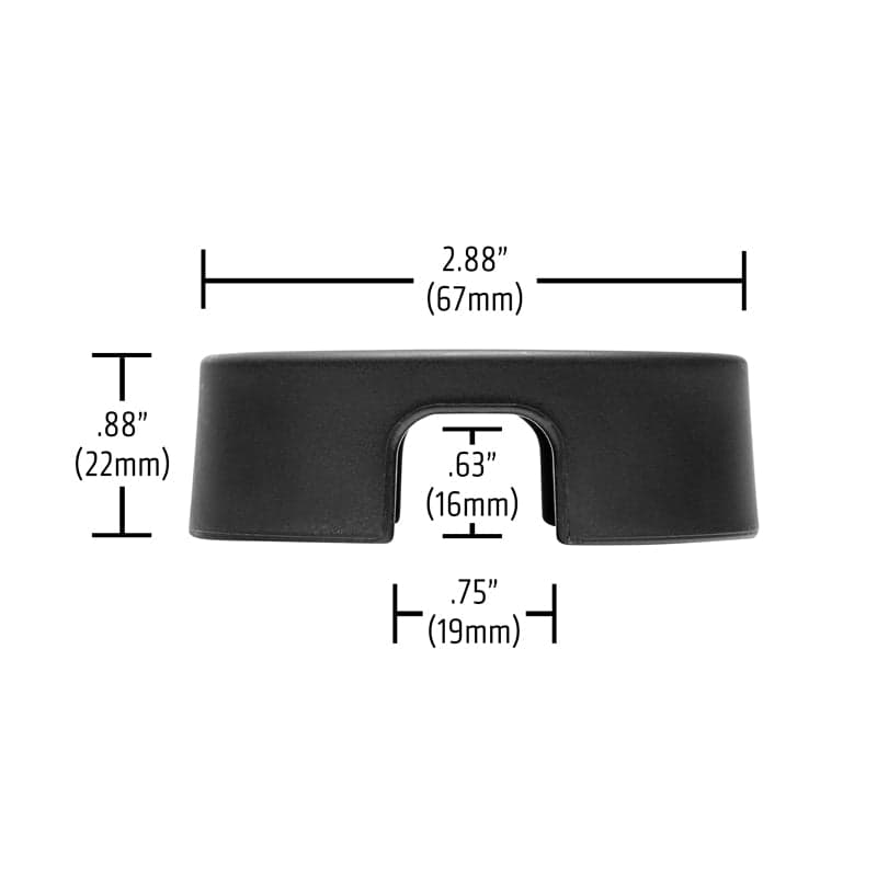 Arkon Round Mounting Spacer AMPS Plate for Cord and Cable Management - Image 4