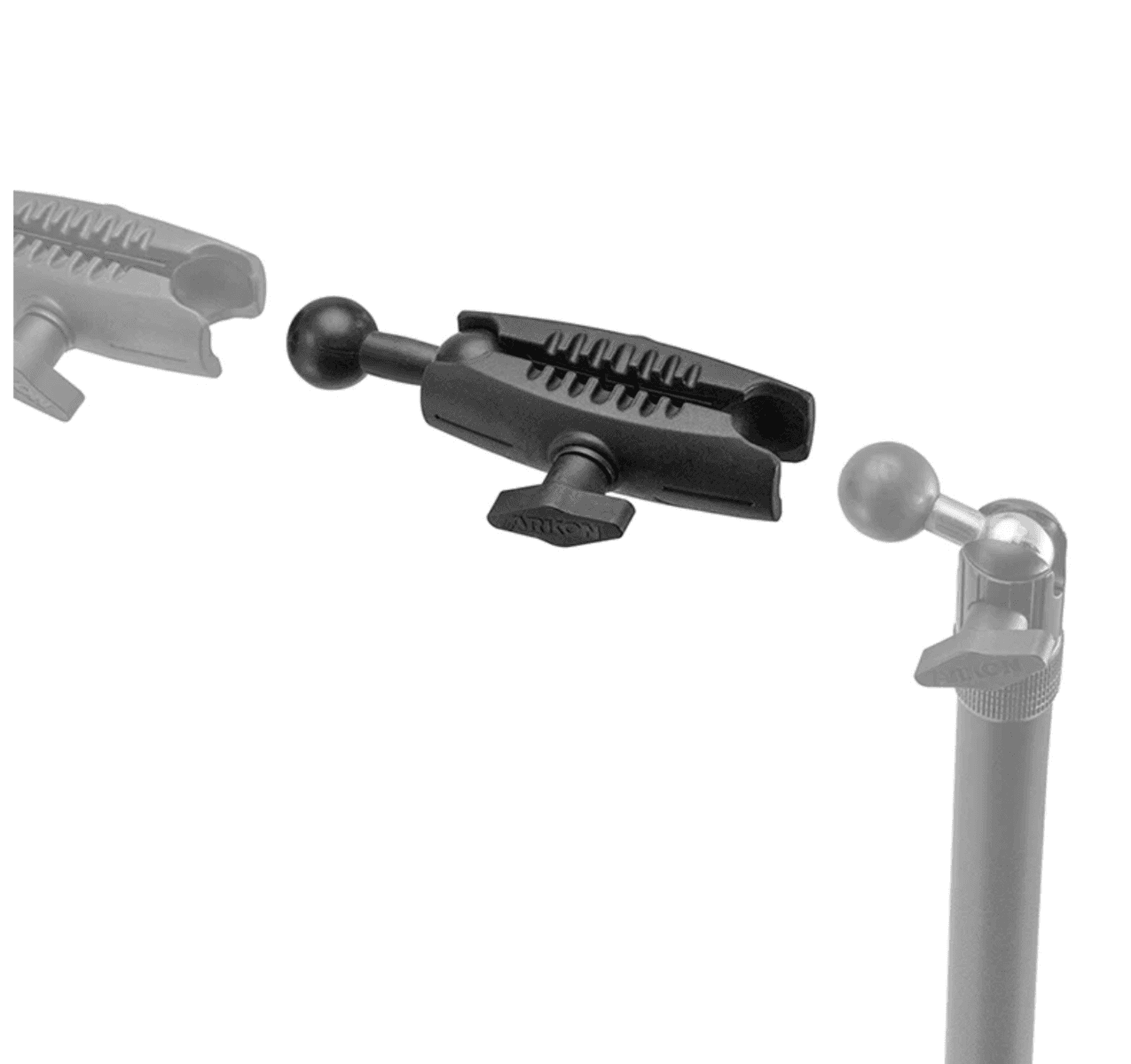 Arkon Robust Mount Series - 25mm (1 inch) Shaft Extension with 25mm Ball Adapter Connector