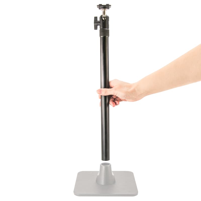 Arkon Extra-Long Shaft for HD008 Heavy-Duty Pedestal with AP20MM2T Adapter