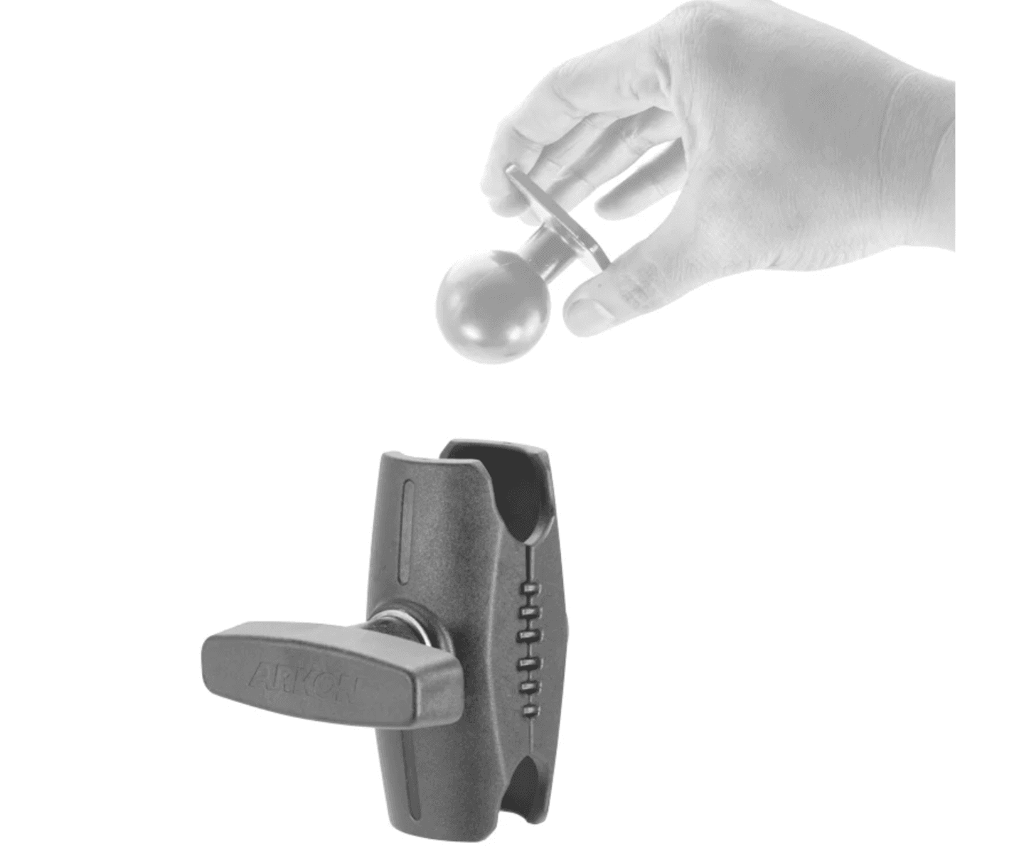 Arkon Robust™ Series 3.5 inch Composite Mount Shaft - 38mm (1.5 inch) Ball Compatible