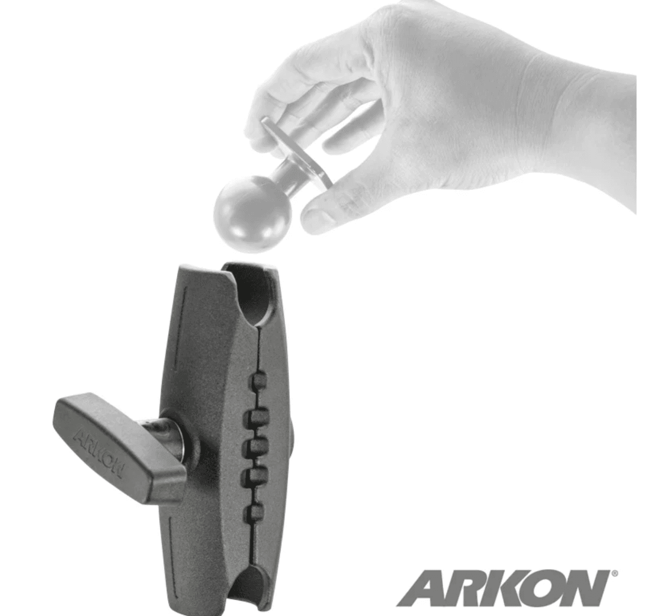 Arkon Robust™ Series 5 inch Metal Mount Shaft - 38mm (1.5 inch) Ball Compatible