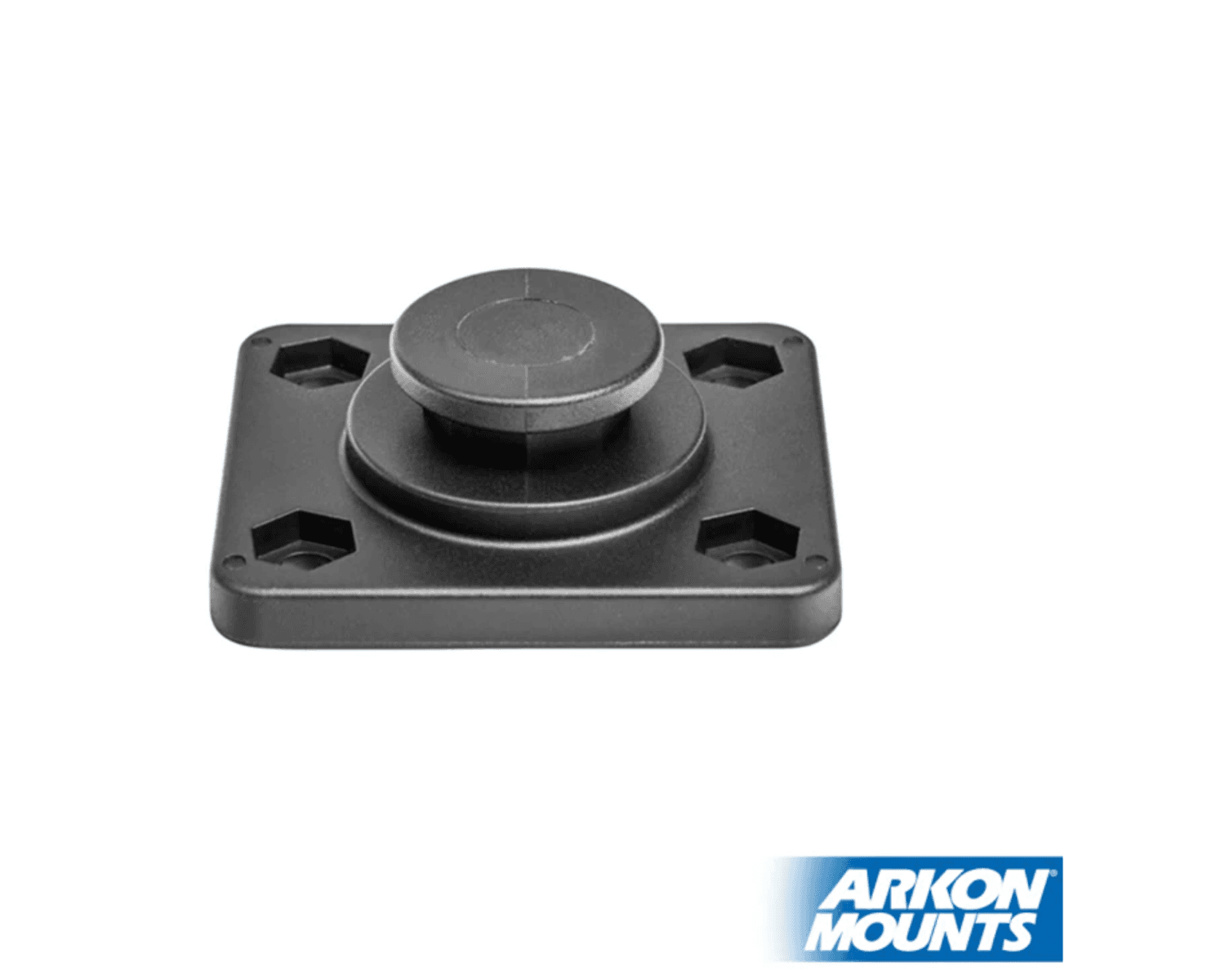 Arkon OCTO™ Series Button Pattern to 4-Hole AMPS Rectangular Adapter