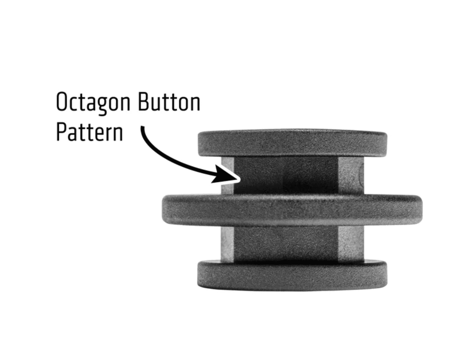 Arkon OCTO™ Series Composite Double Button
