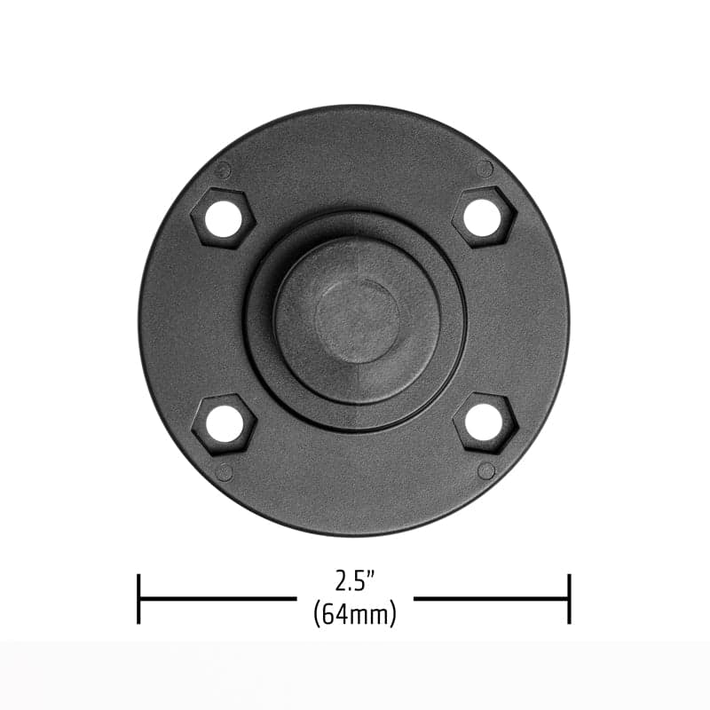 Arkon OCTO™ Series Button Pattern to 4-Hole AMPS Round Adapter