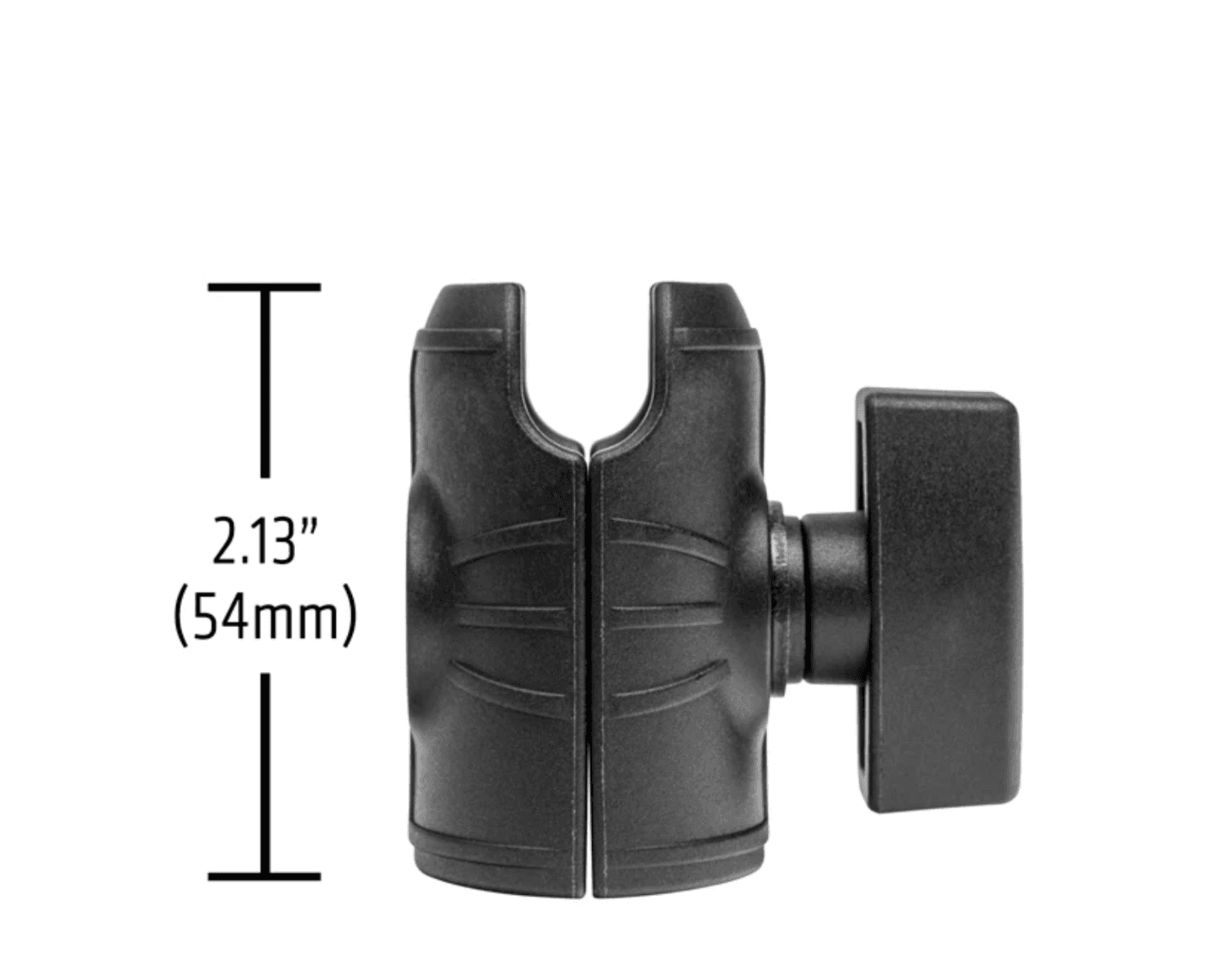 Arkon OCTO™ Series Single 25mm (1 inch) Ball Socket Arm with Octagon Button Socket