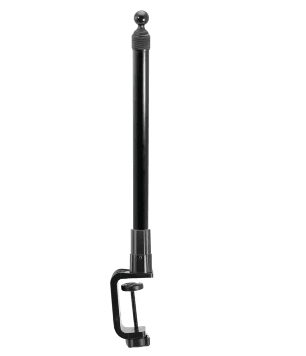 Arkon Clamp and Extendable 17-29 inch Pole with 25mm (1 inch) Ball