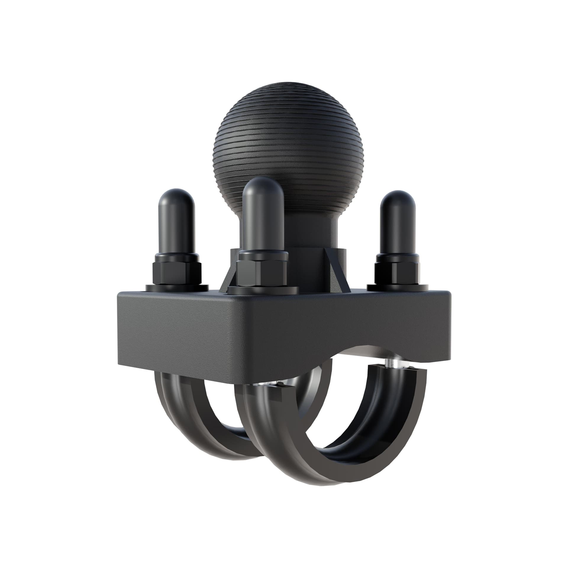 Arkon U-Bolt Round Bar Mount with 38mm Metal Ball – Multiple Bar Sizes