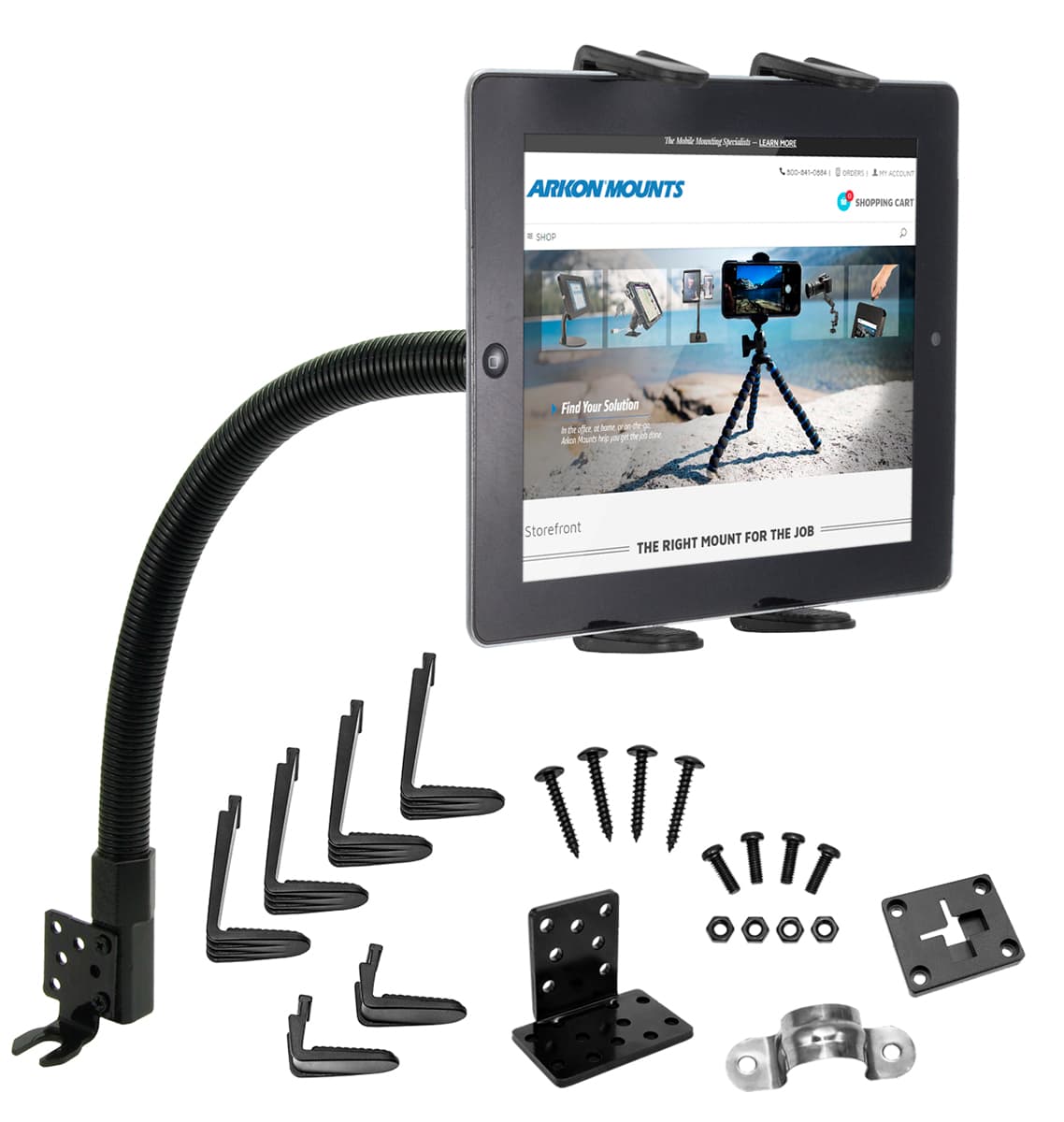Arkon Universal Tablet 18in Seat Bolt / Floor Mount