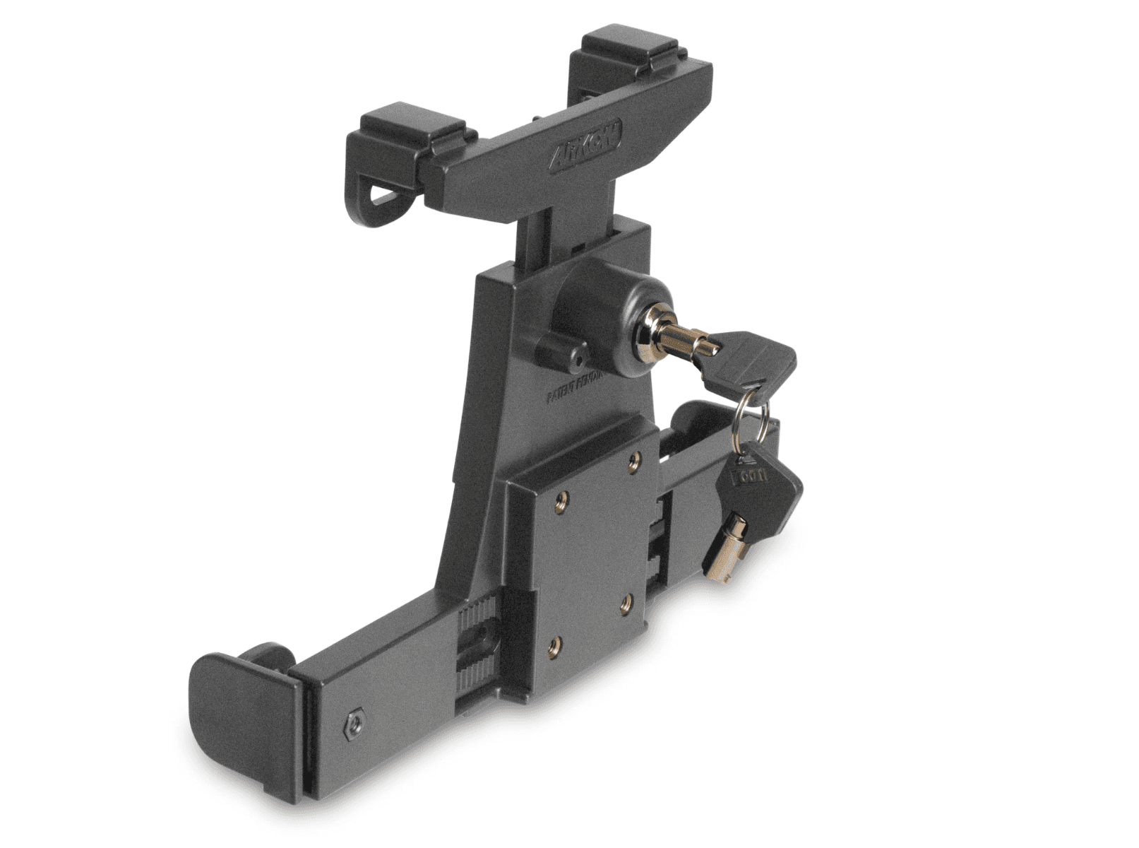 Arkon Universal Locking Adjustable Tablet Holder with Key Lock for iPad, Note, Galaxy, and more