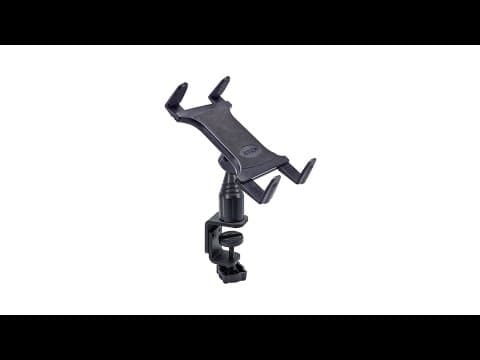 Arkon Tablet Mount Bundle 4in Adjustable Height C-Clamp Mount with Universal Tablet Holder