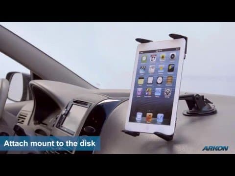 Arkon Sticky Suction Windshield or Dash Tablet Mount for iPad, iPad Air, Samsung Galaxy