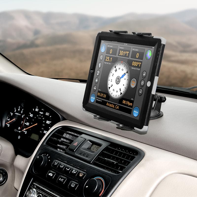 Arkon Sticky Suction Windshield or Dash Tablet Mount for iPad, iPad Air, Samsung Galaxy