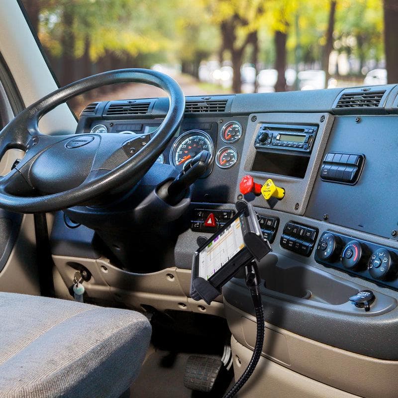 Arkon Car or Truck Seat Rail Universal Slim-Grip® Tablet Mount with 28 inch Gooseneck