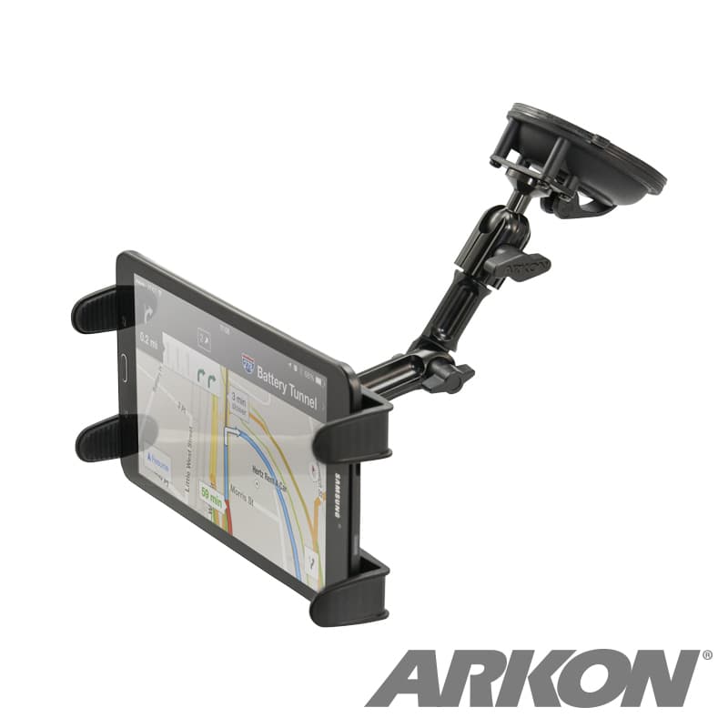 Arkon Heavy-Duty Multi-Angle Tablet Suction Mount with 8 inch Arm