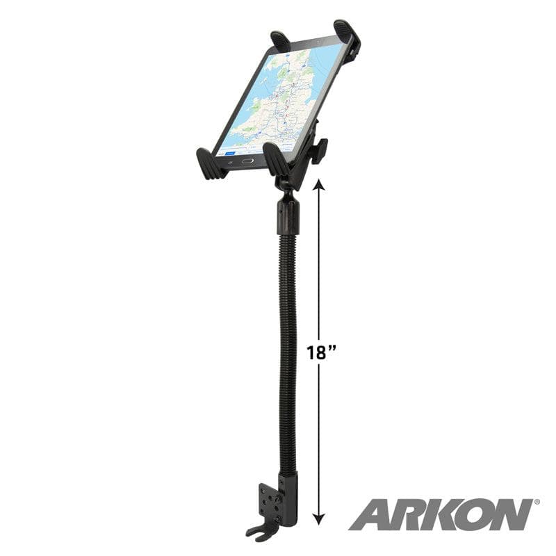 Arkon Robust Heavy-Duty Car or Truck Seat Rail or Floor Slim-Grip® Tablet Mount