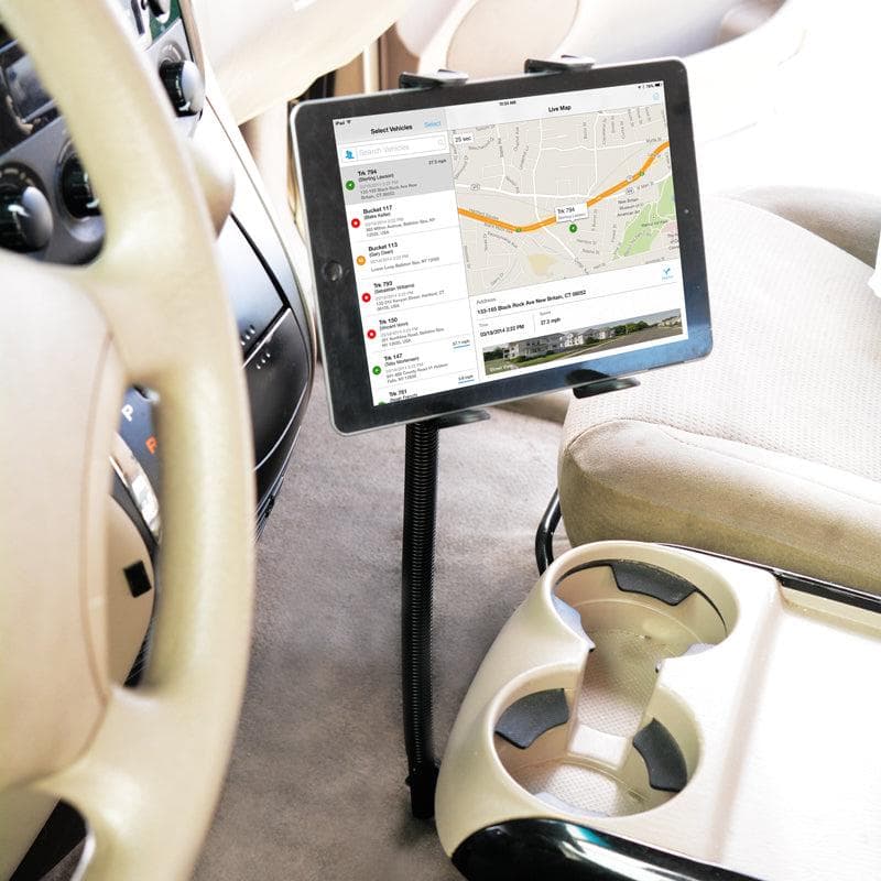 Arkon Robust Heavy-Duty Car or Truck Seat Rail or Floor Slim-Grip® Tablet Mount