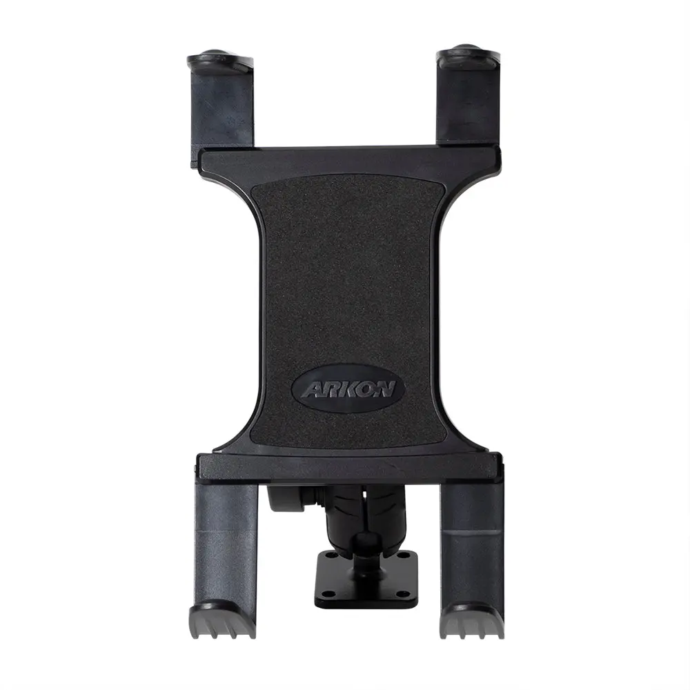 Arkon Slim-Grip® Tablet Holder with Double Socket Swivel Arm and Drill-Base Mount