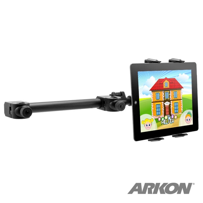 Arkon Tablet Mount Bundle Headrest Mount with Extension Arm for Shared Viewing