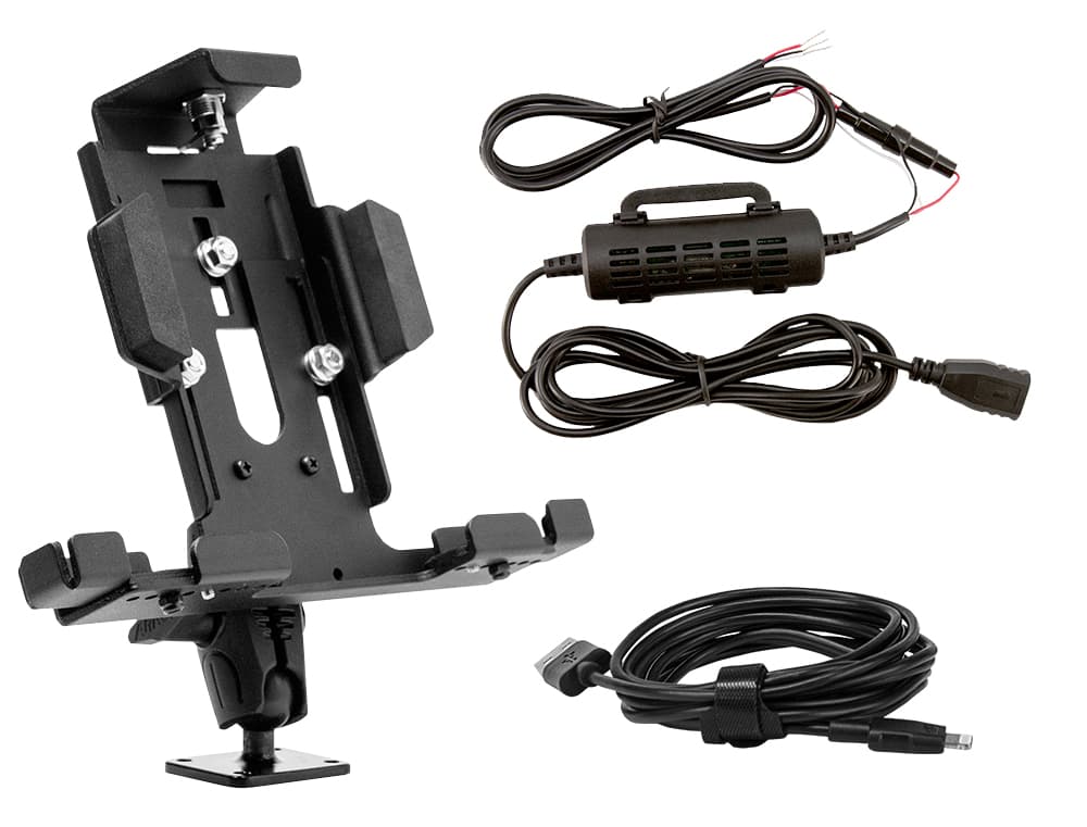 Arkon Locking Tablet Mount with Hardwire Kit and USB Cable