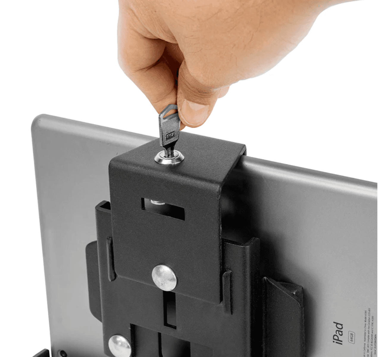 Arkon Powered Locking Tablet Mount with Magnetic Micro USB Charge Cable for Commercial and Enterprise
