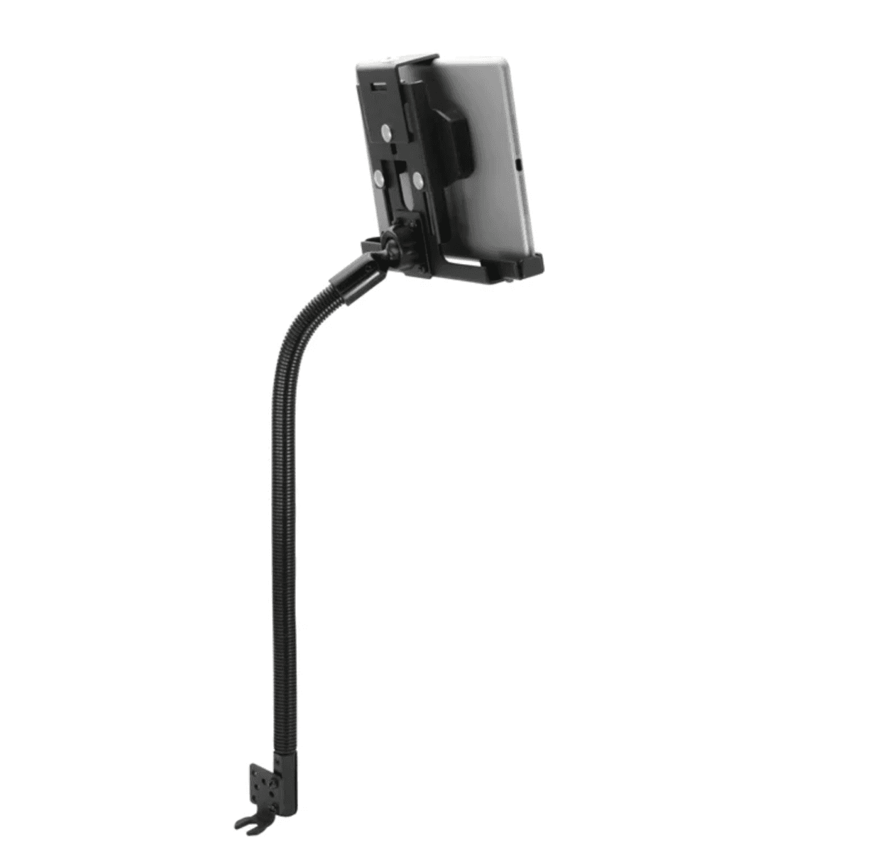 Arkon Metal Seat Rail Locking Tablet Holder with adjustable arm for car or trucks, works with iPad