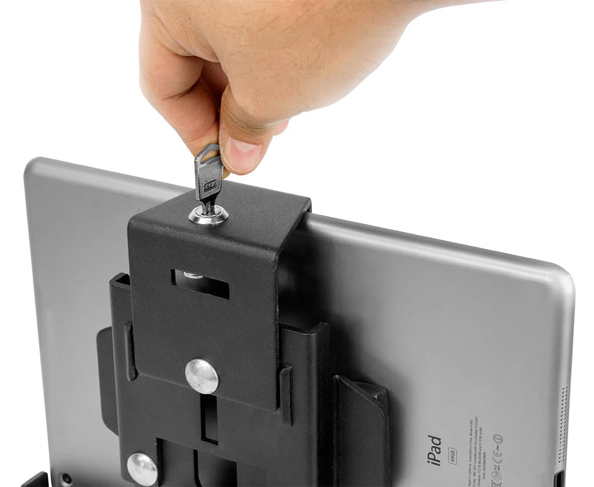 Arkon Universal Metal Locking Tablet Holder with 4-Hole AMPS Metal Base